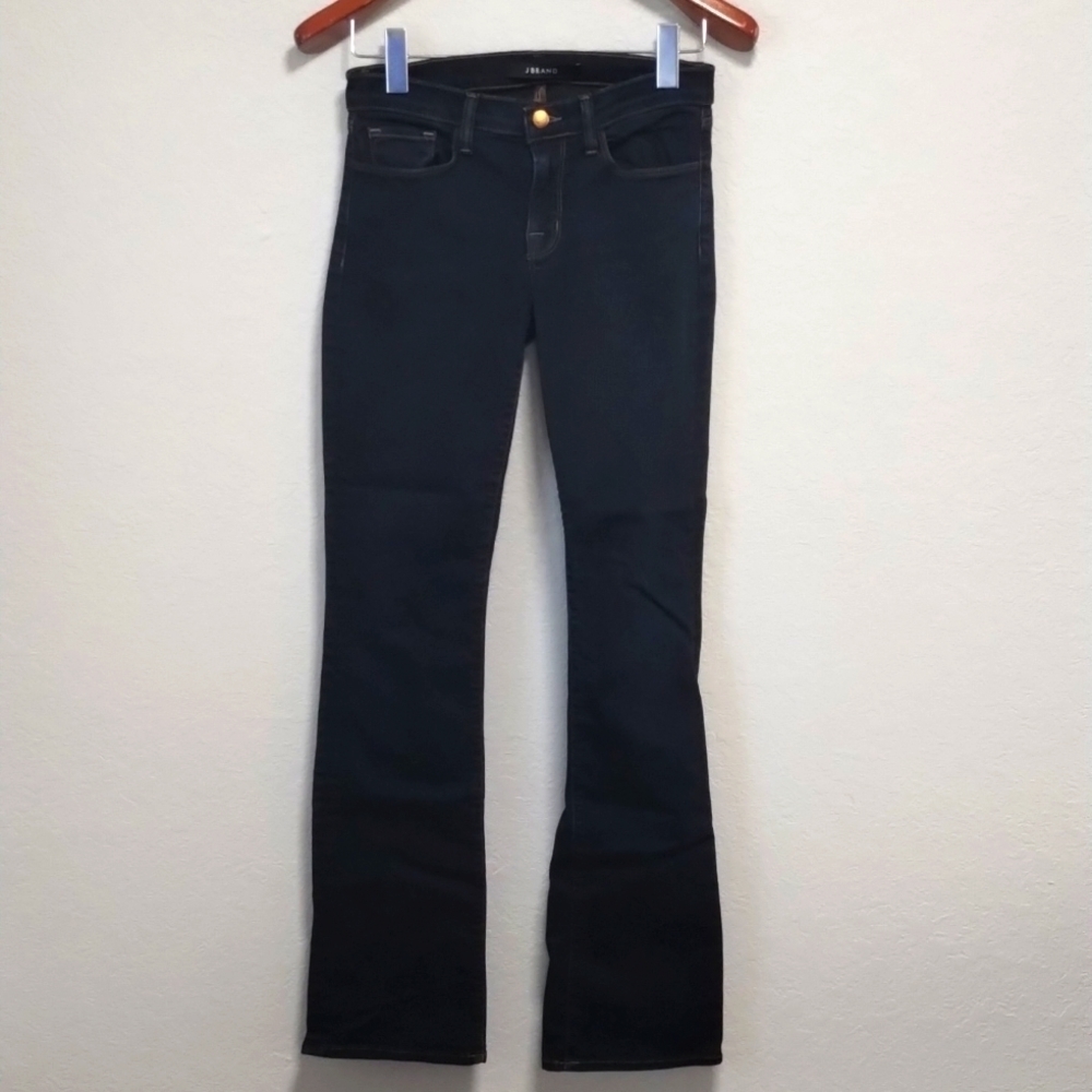 J Brand Blue Denim With Little Flare J Brand Blue Denim With Little Flare